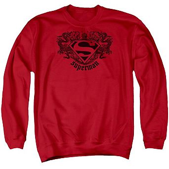 Superman Superman Dragon Adult Crewneck Sweatshirt