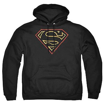Superman Colored Shield Adult Pull Over Hoodie