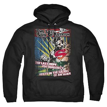 Superman Last Hope Adult Pull Over Hoodie