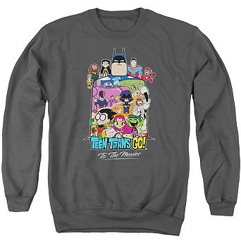 Teen Titans Go To The Movies Hollywood Adult Crewneck Sweatshirt