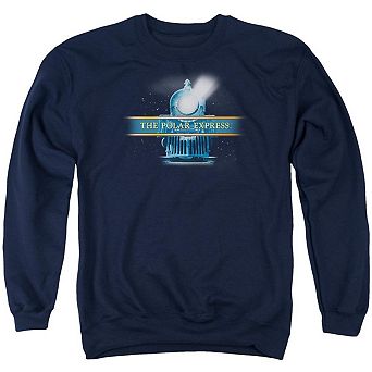 Polar Express Train Logo Adult Crewneck Sweatshirt