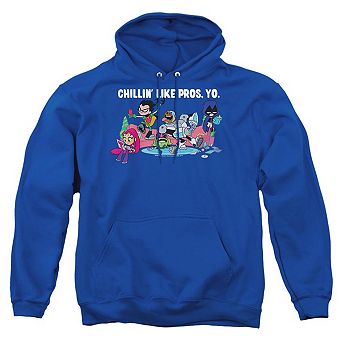 Teen Titans Go Like Pros Yo Adult Pull Over Hoodie