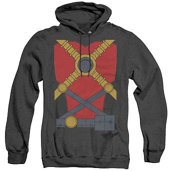 Justice League of America Red Robin Adult Heather Hoodie