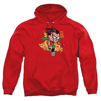 Teen Titans Go Robin Adult Pull Over Hoodie