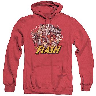 Justice League of America Flash Family Adult Heather Hoodie