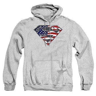 Superman All Adult Pull Over Hoodie