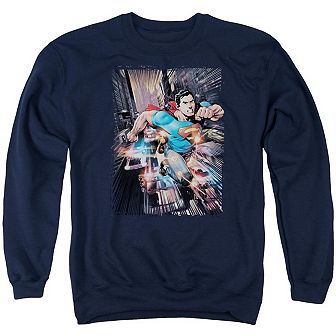 Superman Action Comics 1 Adult Crewneck Sweatshirt