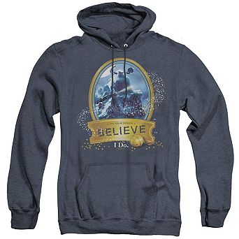 Polar Express True Believer Adult Heather Hoodie