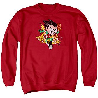 Teen Titans Go Robin Adult Crewneck Sweatshirt