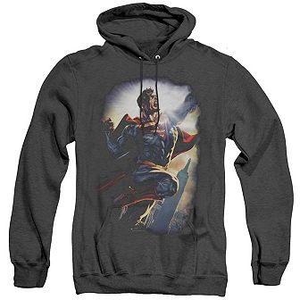 Superman Ck Superstar Adult Heather Hoodie