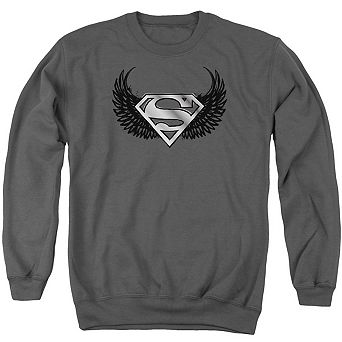 Superman Dirty Wings Adult Crewneck Sweatshirt