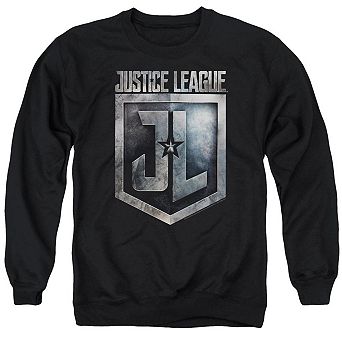 Justice League Movie Shield Logo Adult Crewneck Sweatshirt