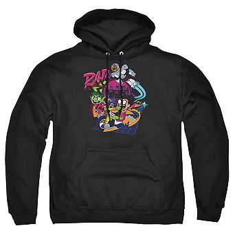 Teen Titans Go To The Movies Rad Adult Pull Over Hoodie