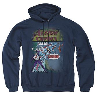 Superman Quick Change Adult Pull Over Hoodie