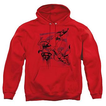 Superman Omnipresent Adult Pull Over Hoodie