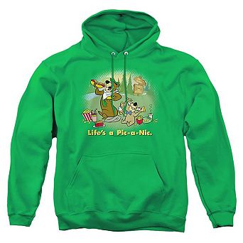 Yogi Bear Lifes A Pic A Nic Adult Pull Over Hoodie