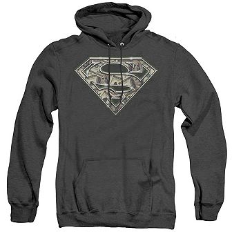 Superman All About The Benjamins Adult Heather Hoodie