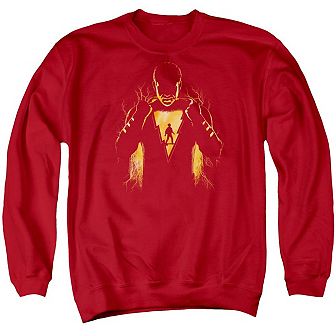Shazam Movie Whats Inside Adult Crewneck Sweatshirt