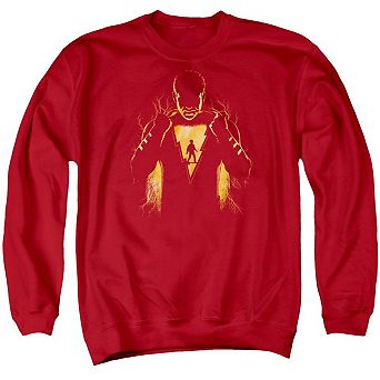 Shazam Movie Whats Inside Adult Crewneck Sweatshirt