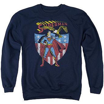 Superman All American Adult Crewneck Sweatshirt