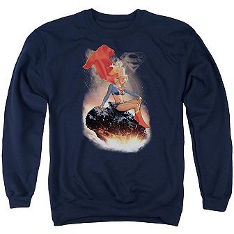Superman Ride It Out Adult Crewneck Sweatshirt