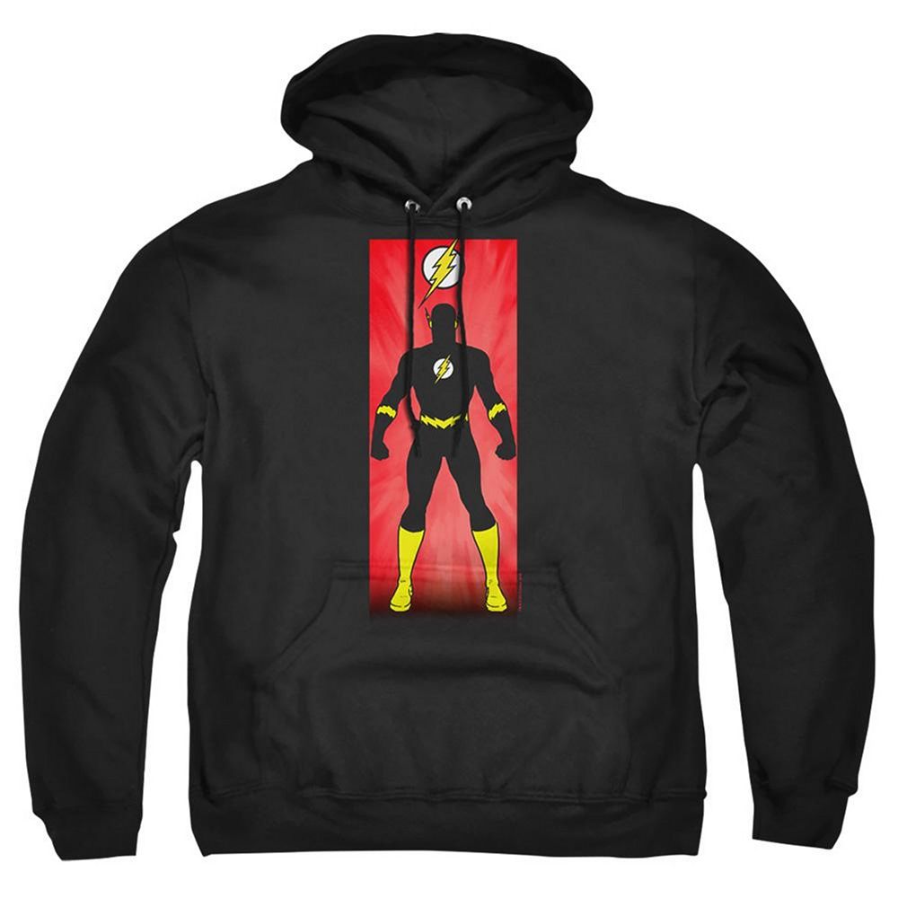 Justice League of America Flash Block Adult Pull Over Hoodie
