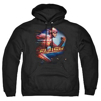 The Flash Fastest Man Adult Pull Over Hoodie