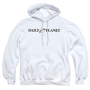 Superman Daily Planet Logo Adult Pull Over Hoodie