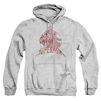 Superman Super Bad Adult Pull Over Hoodie
