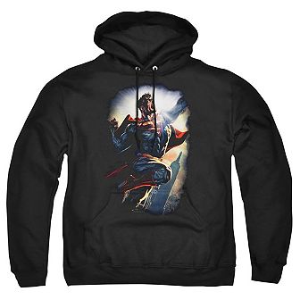 Superman Ck Superstar Adult Pull Over Hoodie