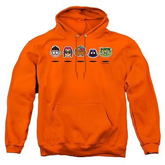 Teen Titans Go Floating Heads Adult Pull Over Hoodie