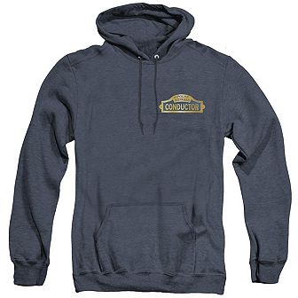 Polar Express Conductor Adult Heather Hoodie