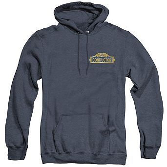 Polar Express Conductor Adult Heather Hoodie