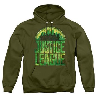 Justice League Movie Kryptonite Adult Pull Over Hoodie