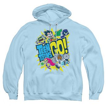 Teen Titans Go Go Adult Pull Over Hoodie
