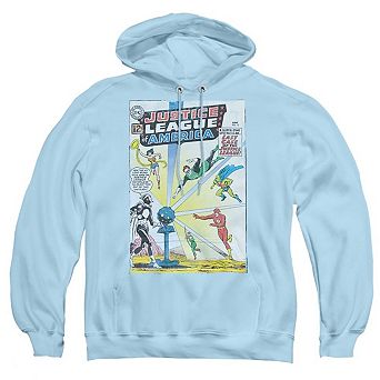 Justice League of America Vintage Cover 12 Adult Pull Over Hoodie