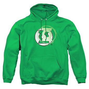 Justice League of America Gl Energy Logo Adult Pull Over Hoodie