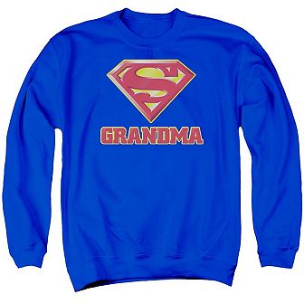 Superman Super Grandma Adult Crewneck Sweatshirt
