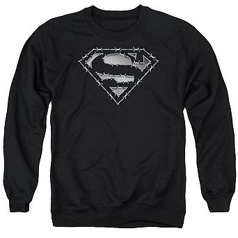 Superman Barbed Wire Adult Crewneck Sweatshirt