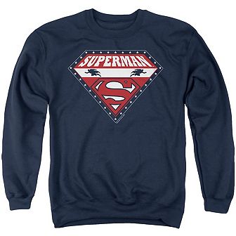 Superman Superman For President Adult Crewneck Sweatshirt