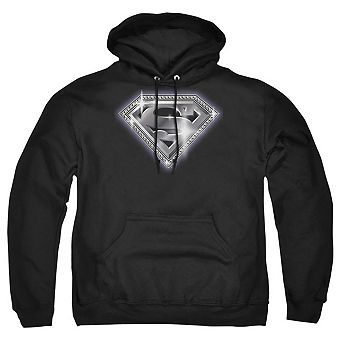 Superman Bling Shield Adult Pull Over Hoodie