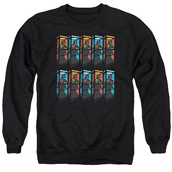 Superman Super Booths Adult Crewneck Sweatshirt