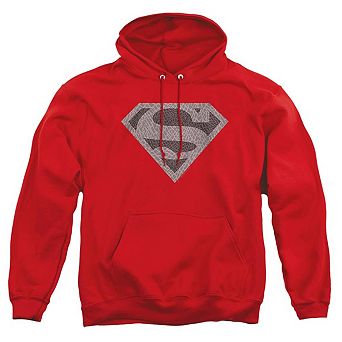 Superman Elephant Shield Adult Pull Over Hoodie