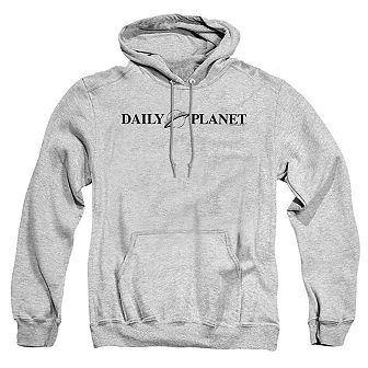 Superman Daily Planet Logo Adult Pull Over Hoodie
