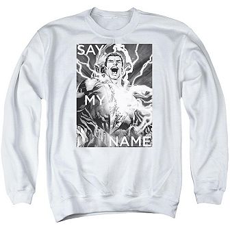 Justice League Of America Say My Name Adult Crewneck Sweatshirt