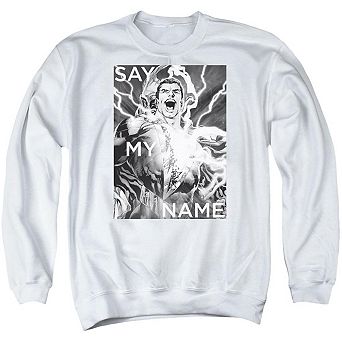Justice League Of America Say My Name Adult Crewneck Sweatshirt