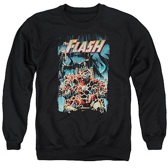 Justice League Of America Electric Chair Adult Crewneck Sweatshirt
