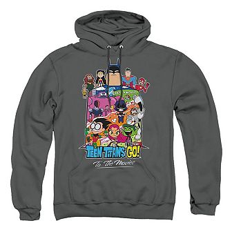 Teen Titans Go To The Movies Hollywood Adult Pull Over Hoodie