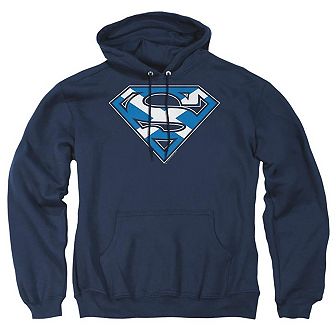 Superman Scottish Shield Adult Pull Over Hoodie