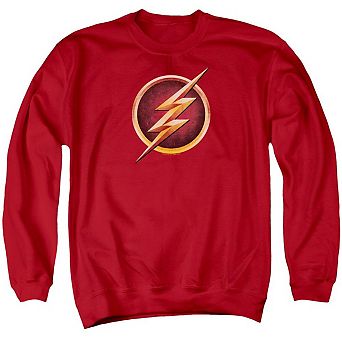 The Flash Chest Logo Adult Crewneck Sweatshirt